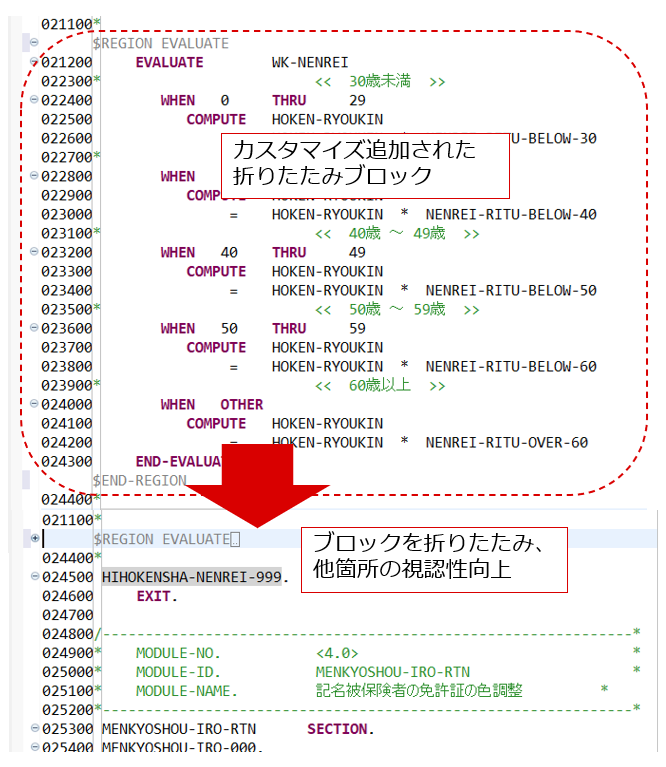 高機能 COBOL エディター