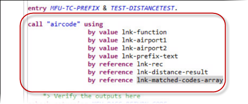 テスト コードの連絡節