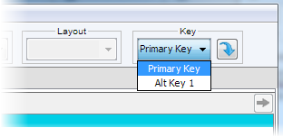 キー選択メニュー