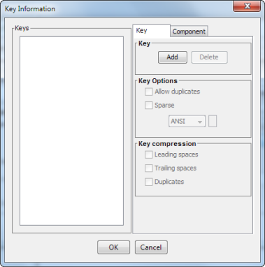 [Key Information] ダイアログ ボックス