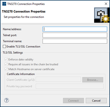 [TN3270 Connection Properties]