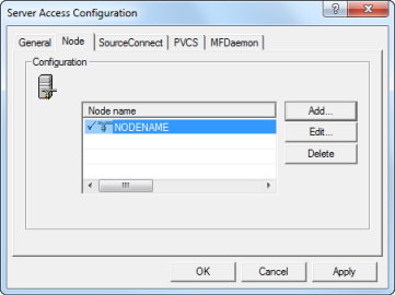 [Server Access Configuration]