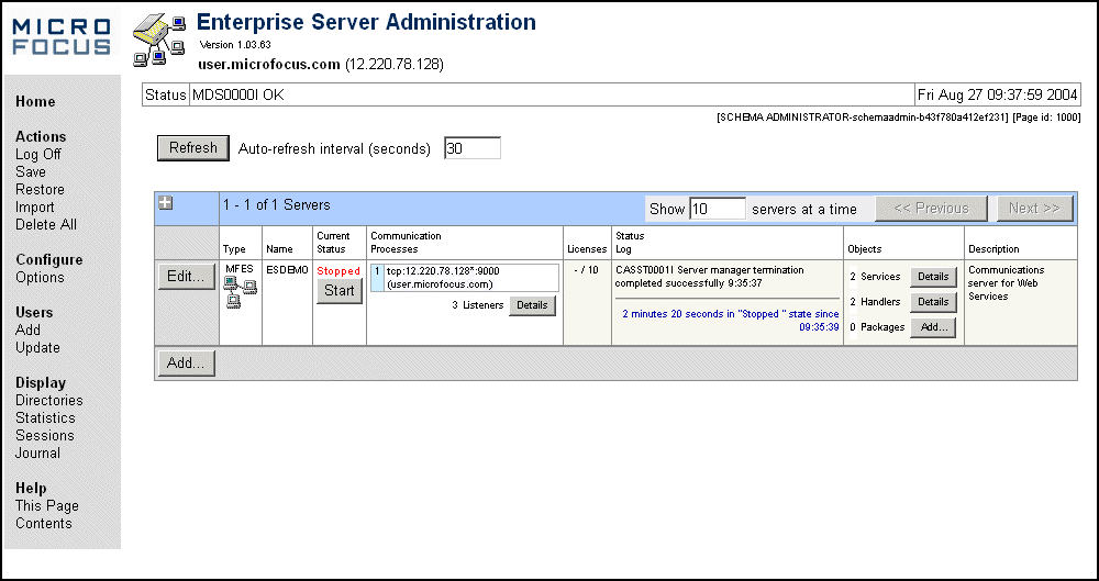 Schema Administrator ̃z[y[W