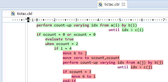 カバーされたブロックと失敗したブロック