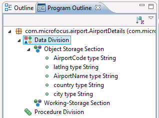 プログラム アウトライン