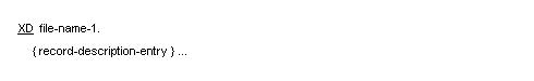 XML 構文 － XD ファイル段落