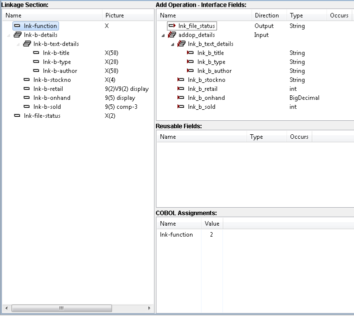 Add オペレーション (EJB)