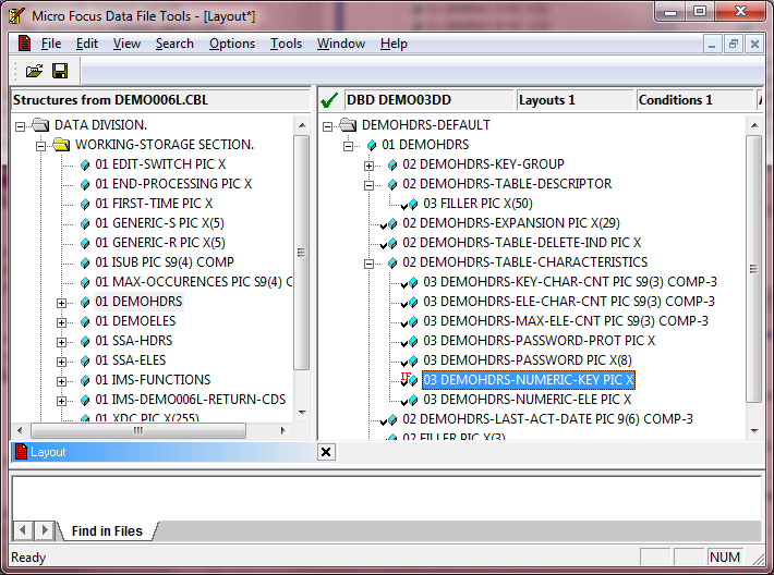 [Segment Layout Editor] ウィンドウ