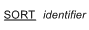 SORT 識別子