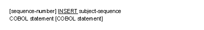 INSERT 文の一般形式の構文 - BASIS 制御